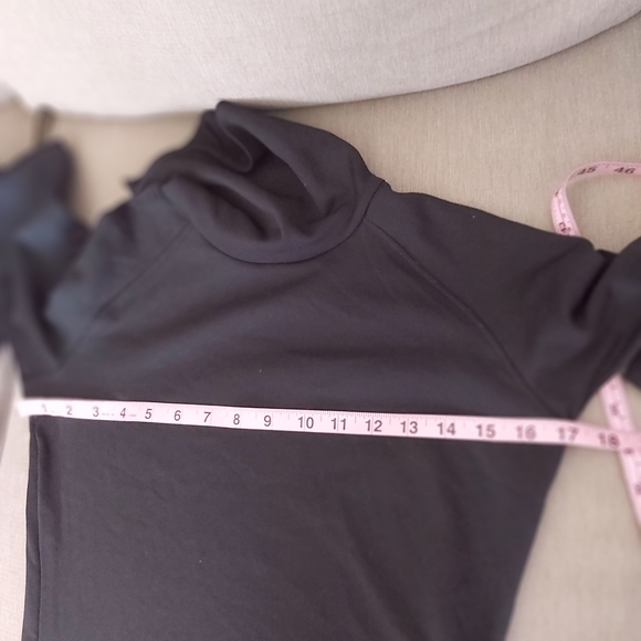 Columbia black fleece thermal turtle neck long sleeves sweater top - Picture 11 of 12